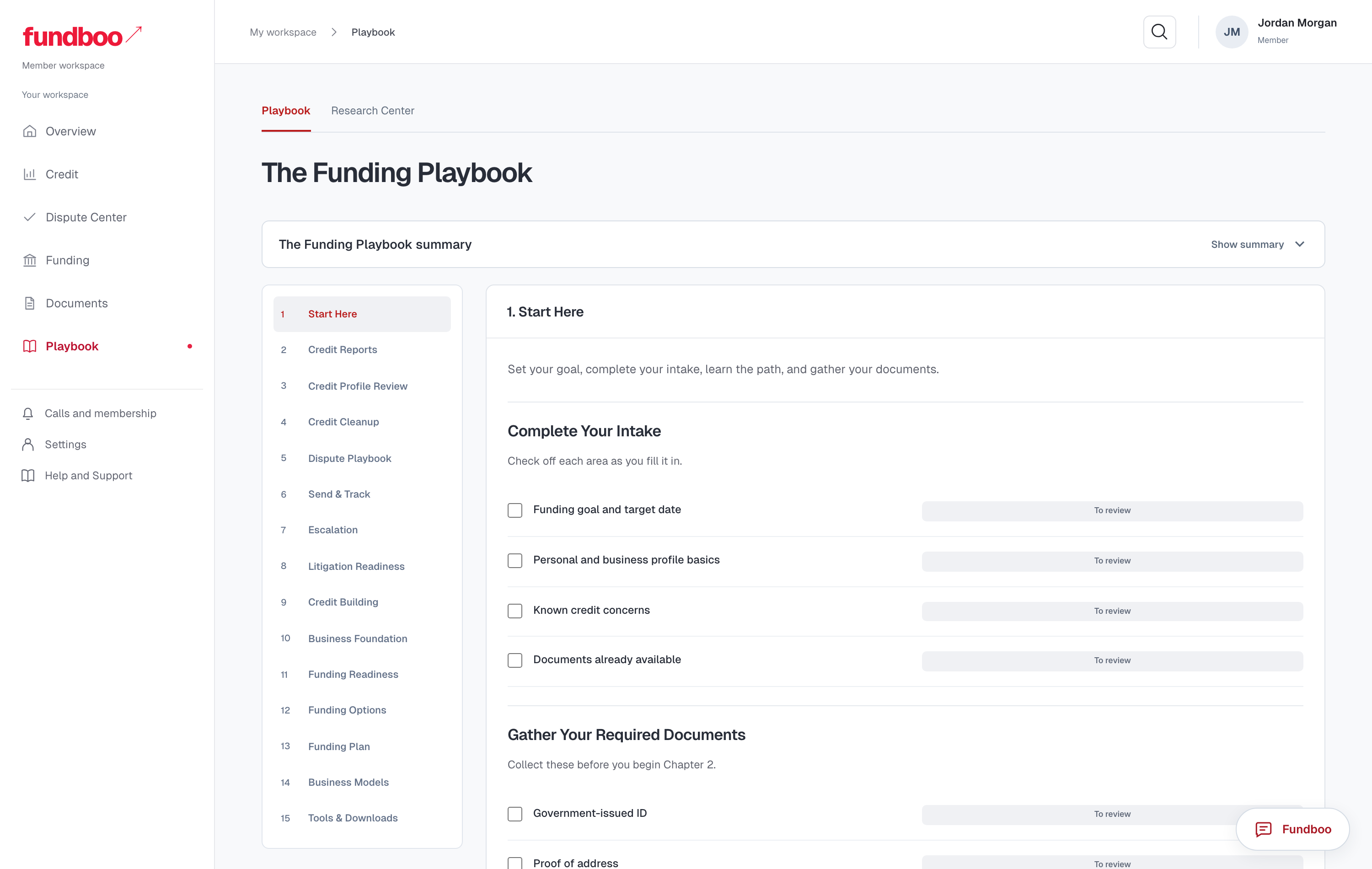 The Funding Playbook